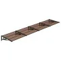 Schwarzes Polycarbonat-Türvordach 396 x 90 cm von vidaXL, Markisen - Ref: Foro24-153703, Preis: 120,72 €, Rabatt: %