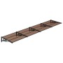 Schwarzes Polycarbonat-Türvordach 396 x 90 cm von vidaXL, Markisen - Ref: Foro24-153703, Preis: 127,20 €, Rabatt: %