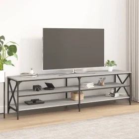 Sonoma gray plywood TV cabinet 180x40x50 cm by vidaXL, TV Furniture - Ref: Foro24-826737, Price: 88,60 €, Discount: %