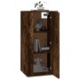Mueble para TV de pared roble ahumado 40x34,5x80 cm de vidaXL, Muebles TV - Ref: Foro24-816677, Precio: 38,05 €, Descuento: %