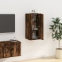 Wand-TV-Möbel aus geräucherter Eiche 40x34,5x80 cm von vidaXL, TV-Möbel - Ref: Foro24-816677, Preis: 38,09 €, Rabatt: %