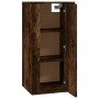 Wand-TV-Möbel aus geräucherter Eiche 40x34,5x80 cm von vidaXL, TV-Möbel - Ref: Foro24-816677, Preis: 38,09 €, Rabatt: %