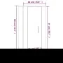 Wand-TV-Möbel aus geräucherter Eiche 40x34,5x80 cm von vidaXL, TV-Möbel - Ref: Foro24-816677, Preis: 37,76 €, Rabatt: %