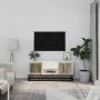 Mueble de TV hierro y madera contrachapada blanco 105x30x45 cm de vidaXL, Muebles TV - Ref: Foro24-352097, Precio: 111,15 €, ...