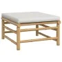 Garden furniture set 4 pieces bamboo and light gray cushions by vidaXL, Garden sets - Ref: Foro24-3155080, Price: 287,21 €, D...