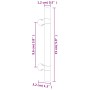 Tiradores para armarios 20 uds acero inoxidable plateado 96 mm