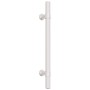 Tiradores para armarios 20 uds acero inoxidable plateado 128 mm