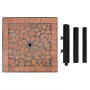 Quadratischer Sonnenschirmständer aus Terrakotta, 12 kg von vidaXL, Schirmständer - Ref: Foro24-362220, Preis: 83,51 €, Rabat...