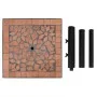 Terracotta square parasol base 12 kg by vidaXL, Umbrella bases - Ref: Foro24-362220, Price: 82,01 €, Discount: %
