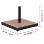 Base de sombrilla cuadrada color terracota 12 kg de vidaXL, Bases para sombrillas - Ref: Foro24-362220, Precio: 87,02 €, Desc...
