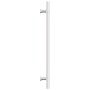 Tiradores para armarios 20 uds acero inoxidable plateado 224 mm