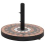 Runder Schirmständer aus Terrakotta und Weiß, 12 kg von vidaXL, Schirmständer - Ref: Foro24-362225, Preis: 77,72 €, Rabatt: %