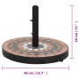 Runder Schirmständer aus Terrakotta und Weiß, 12 kg von vidaXL, Schirmständer - Ref: Foro24-362225, Preis: 77,72 €, Rabatt: %