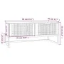 Couchtisch aus schwarzem Eisen und Sperrholz, 80 x 40 x 35 cm von vidaXL, Couchtisch - Ref: Foro24-352101, Preis: 98,39 €, Ra...