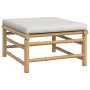 Garden furniture set 8 pieces bamboo and light gray cushions by vidaXL, Garden sets - Ref: Foro24-3155094, Price: 808,62 €, D...