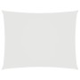 Toldo de vela rectangular tela Oxford blanco 6x7 m