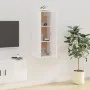 Glänzend weißes TV-Wandmöbel 40x34,5x100 cm von vidaXL, TV-Möbel - Ref: Foro24-816682, Preis: 50,52 €, Rabatt: %