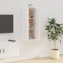 Glänzend weißes TV-Wandmöbel 40x34,5x100 cm von vidaXL, TV-Möbel - Ref: Foro24-816682, Preis: 51,01 €, Rabatt: %