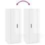 Glänzend weißes TV-Wandmöbel 40x34,5x100 cm von vidaXL, TV-Möbel - Ref: Foro24-816682, Preis: 51,01 €, Rabatt: %