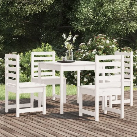 5-piece solid white pine garden dining set by vidaXL, Garden sets - Ref: Foro24-3154678, Price: 362,40 €, Discount: %