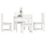 5-piece solid white pine garden dining set by vidaXL, Garden sets - Ref: Foro24-3154678, Price: 362,40 €, Discount: %