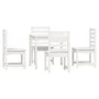 5-piece solid white pine garden dining set by vidaXL, Garden sets - Ref: Foro24-3154678, Price: 362,40 €, Discount: %