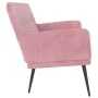 Rosa Samtbank 108x79x79 cm von vidaXL, Banken - Ref: Foro24-351417, Preis: 137,67 €, Rabatt: %