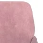 Banco de terciopelo rosa 108x79x79 cm de vidaXL, Bancos - Ref: Foro24-351417, Precio: 137,67 €, Descuento: %