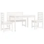 Garten-Essgruppe 4-teilig aus massivem weißem Kiefernholz von vidaXL, Gartensets - Ref: Foro24-3154696, Preis: 362,50 €, Raba...