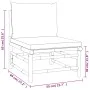 6-teiliges Gartenmöbel-Set aus Bambus mit hellgrauen Kissen von vidaXL, Gartensets - Ref: Foro24-3155090, Preis: 551,17 €, Ra...