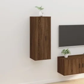 Wand-TV-Schrank aus braunem Eichenholz, 40 x 34,5 x 100 cm von vidaXL, TV-Möbel - Ref: Foro24-816687, Preis: 43,37 €, Rabatt: %