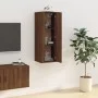 Brown oak wall TV cabinet 40x34.5x100 cm by vidaXL, TV Furniture - Ref: Foro24-816687, Price: 43,37 €, Discount: %