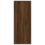 Brown oak wall TV cabinet 40x34.5x100 cm by vidaXL, TV Furniture - Ref: Foro24-816687, Price: 43,37 €, Discount: %
