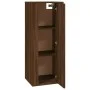 Brown oak wall TV cabinet 40x34.5x100 cm by vidaXL, TV Furniture - Ref: Foro24-816687, Price: 43,37 €, Discount: %