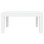 Juego de muebles de jardín 3 piezas con cojines PP blanco
