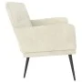 Banco de terciopelo crema 108x79x79 cm de vidaXL, Bancos - Ref: Foro24-351422, Precio: 126,45 €, Descuento: %