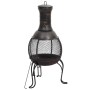 Gartenofen mit Stahlschürhaken 39x39x90 cm von vidaXL, Kamine - Ref: Foro24-363342, Preis: 92,11 €, Rabatt: %