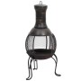 Gartenofen mit Stahlschürhaken 39x39x90 cm von vidaXL, Kamine - Ref: Foro24-363342, Preis: 92,11 €, Rabatt: %