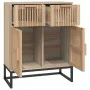 Sperrholz-Sideboard 60x30x75 cm von vidaXL, Schließfächer und Lagerschränke - Ref: Foro24-352117, Preis: 115,91 €, Rabatt: %