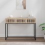 Iron and plywood console table 105x30x75 cm by vidaXL, Side tables - Ref: Foro24-352108, Price: 82,34 €, Discount: %