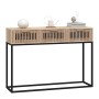 Iron and plywood console table 105x30x75 cm by vidaXL, Side tables - Ref: Foro24-352108, Price: 82,34 €, Discount: %