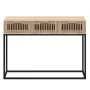 Iron and plywood console table 105x30x75 cm by vidaXL, Side tables - Ref: Foro24-352108, Price: 87,99 €, Discount: %