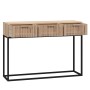 Iron and plywood console table 105x30x75 cm by vidaXL, Side tables - Ref: Foro24-352108, Price: 82,34 €, Discount: %