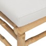 Garden furniture set 4 pieces bamboo and light gray cushions by vidaXL, Garden sets - Ref: Foro24-3155107, Price: 287,79 €, D...