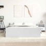 Estructura de cama con cabecero piecero blanco 150x200 cm