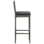 Küchenhocker mit Kissen 6 Stück graues synthetisches Rattan von vidaXL, Küchenhocker - Ref: Foro24-362579, Preis: 288,05 €, R...