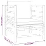7-piece bamboo garden furniture set with green cushions by vidaXL, Garden sets - Ref: Foro24-3155173, Price: 591,51 €, Discou...