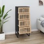 Aparador alto madera contrachapada negro 40x30x95 cm de vidaXL, Aparadores - Ref: Foro24-352125, Precio: 154,61 €, Descuento: %