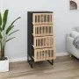 Aparador alto madera contrachapada negro 40x30x95 cm de vidaXL, Aparadores - Ref: Foro24-352125, Precio: 161,83 €, Descuento: %