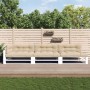 Palettenkissen 7 Stück beige Stoff von vidaXL, Kissen für Stühle und Sofas - Ref: Foro24-3188911, Preis: 222,36 €, Rabatt: %
